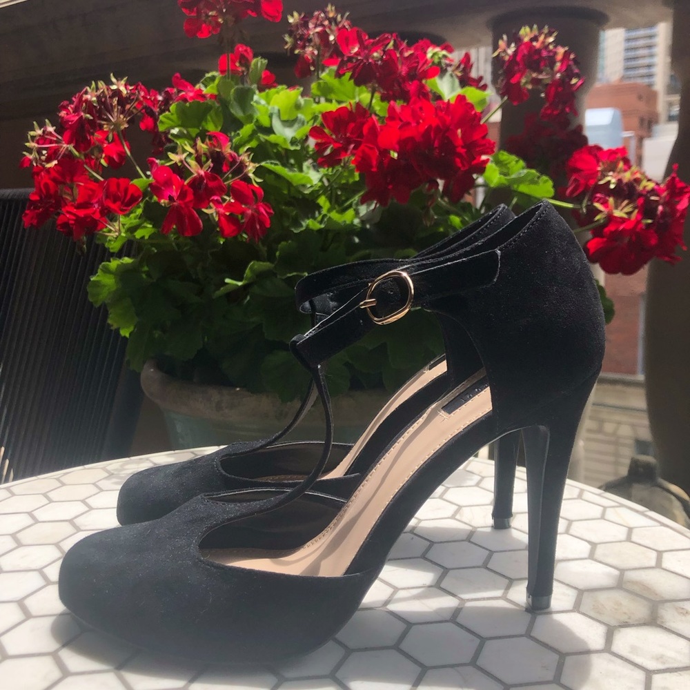 Black Heels, 4 inches, size 8